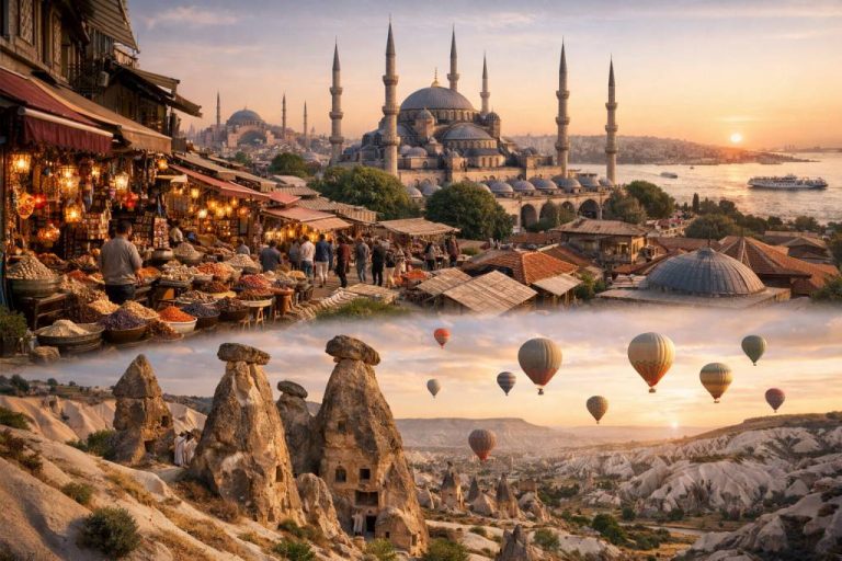 Istanbul cappadoce : itinéraire idéal entre bazars, mosquées et cheminées de fées